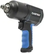 CASTEX Druckluft-Schlagschrauber 1/2" 1600 Nm TWIN HAMMER - leicht, leistungsstark, Drehmomentein...