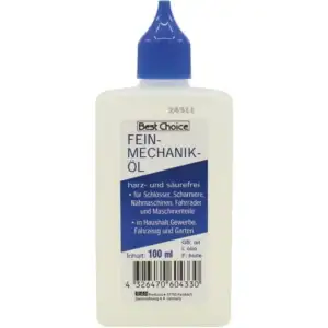 Osma 100 ml Flasche Feinmechaniköl Nähmaschinenöl Universalöl - Hohe Viskosität 