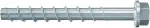 fischer UltraCut FBS II 10x100 45/35/15 US, leistungsstarke Betonschraube (50 Stk.), Schraube für...