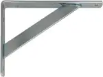 Amig - Regalwinkel Edelstahl | Metallwinkel für Regale | Regalhalterung | Farbe Verzinkt | Maße: ...