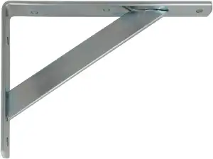Amig - Regalwinkel Edelstahl | Metallwinkel für Regale | Regalhalterung | Farbe 