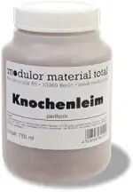 Modulor Knochenleim, natürliches Leimgranulat (aus tierischen Eiweißen), perlform, Kunststoffdose...