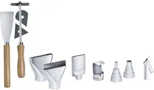 Steinel 75569 Heißluft Zubehör-Set 12 tlg. im Koffer, Farbschaber, Breistrahldüs