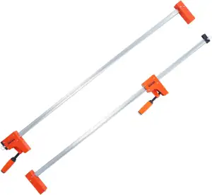 VEVOR Stangenklemmen für die Holzbearbeitung, 2er-Pack Parallelklemmen-Set 127 c