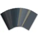 15 Stück Profi Schleifpapier Set 23x9 cm, Körnung 80 120 150 180 240 320 400 600 800 1000 1200 15...