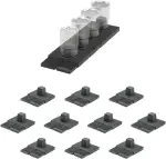 StealthMounts Schubladenstock ½ Stecknusshalter – 10 Stück | Modularer Schubladen-Werkzeug-Organi...
