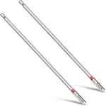 2er-Set Extra Lange Bithalter 300 mm – 1/4" Sechskantschaft aus S2-Stahl – Magnetische Bit-Verlän...