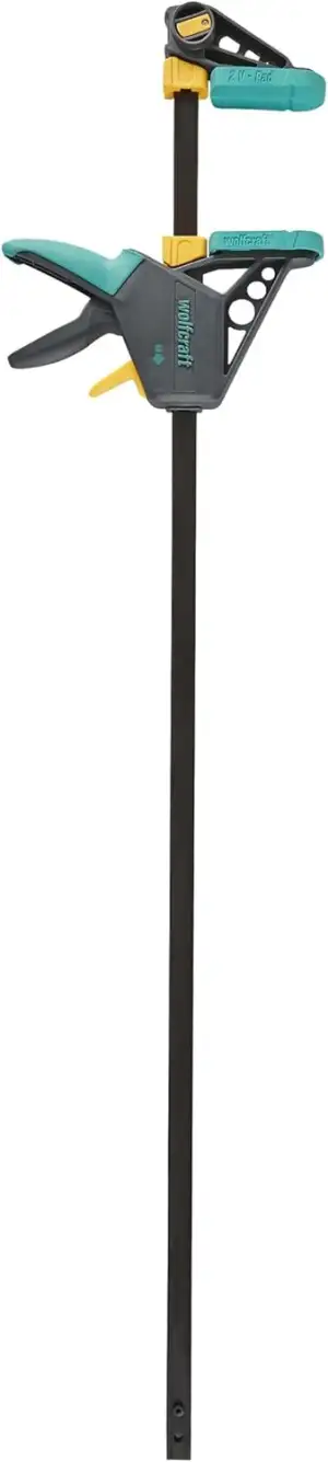 wolfcraft EHZ 100-915 Einhandzwinge PRO 3034000 / Kraftvolle Zwinge zum professi
