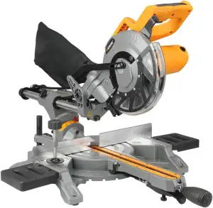 Hoteche 210MM Kappsäge mit Laser 1450W 5000RPM TCT Sägeblatt für präzises Schnei