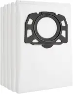 5 Stück KFI 357 Vlies-Staubsaugerbeutel kompatibel mit Kärcher WD2 WD3 KWD 1-3 SE4001 SE4002 | 30L | Ersetzt 2.863-314.0 | Reißfest & Wiederverwendbar