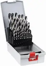 Bosch Professional 25tlg. HSS Spiralbohrer PointTeQ Set (für Metall, ProBox, Zubehör Bohrschrauber)