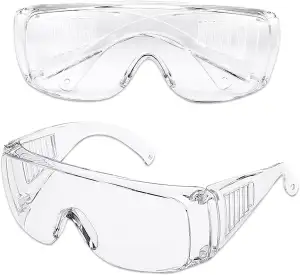 Schutzbrille Arbeitsschutzbrille, 2 Stück Sicherheitsbrille Transparent Schutzbr