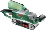 Bosch Bandschleifer PBS 75 AE Set (750 W, Bandgeschwindigkeit 200-350 m/min, Schleiffläche 165x76...