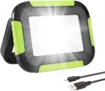 LE 10W Campinglampe, superhell 1000lm Wiederaufladbare Arbeitsleuchte mit 4400mAh Powerbank, Dimm...
