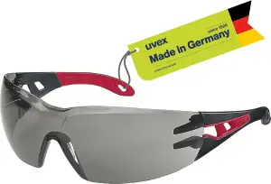 Uvex pheos - Schutzbrille - sportliche Sicherheitsbrille mit 100% UV-Schutz - in