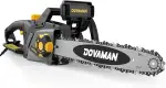 DOVAMAN 2400W Elektro Kettensäge, 40cm Oregon Schwert und Kette, werkzeuglose Kettenspannung, 15m...