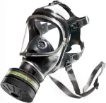 Dräger Panorama Nova RA – Atemschutz-Vollmaske inkl. Zivilschutz-Filter – Wiederverwendbare Vollm...