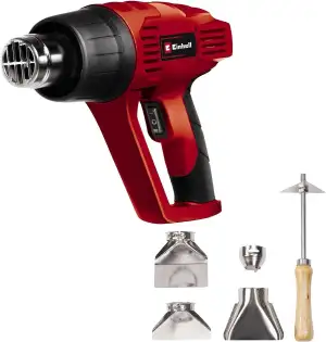 Einhell Heißluftpistole TH-HA 2000/1 (2000 W, 2 Temperaturstufen 350°/550°, Über