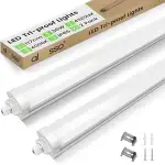 ALUSSO 2 Stück LED Feuchtraumleuchte 117CM, 36W 4320LM LED Röhre 4000K, IP65 Wasserfest Feuchtraumlampe Werkstatt Deckenleuchte für Garage,Keller,Werkstatt,Feuchtraum,Bad,Büro,Warenhaus