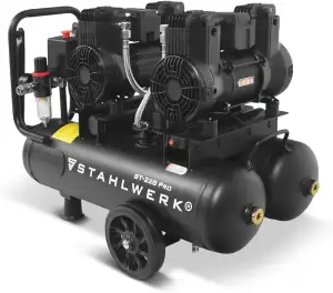 STAHLWERK Kompressor mit 22 L Tank (ST-228 Pro) – ölfrei & leise, 8 bar, Drucklu