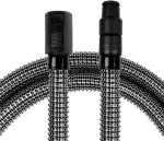 PRIMEBAG - Absaug-Set - Gewebeschlauch mit Klickverschluss kompatibel für WD 1 Compact Battery, WD 2, WD 2 Plus, WD 3, WD 4, WD 5, WD 6 P Premium UVM. Kärcher - Bestleistung beim Saugen (3 Meter)