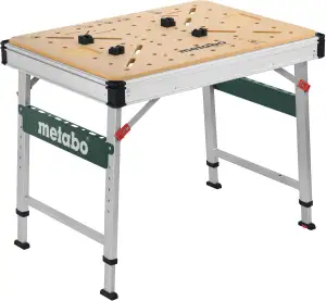 metabo Multifunktionstisch MWB 100 - Klappbare Werkbank mit Transporthandgriffen