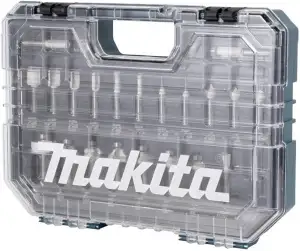 Makita D-74778 Fräser-Set 22-teilig in Kunststoffkoffer, Hartmetall, 8 mm Schaft