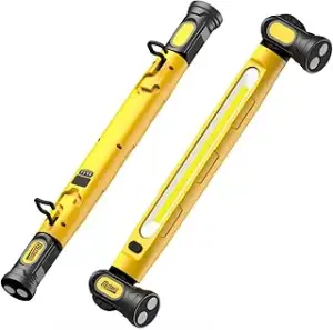 Werkstattlampe 3000LM mit 3 Farbtemperaturen,Arbeitsleuchte Led Akku mit Magnet 