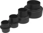 Güde 55171 Adapter-Set für Absauganlage 100-28 4-tlg. (passend zu Güde #55136 Absauganlage GAA 50...