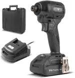 STAHLWERK Akku-Drehschlagschrauber (ADS-190 ST) – 20 V, 190 Nm, ¼ Zoll-Schnellwechsel-Bit-Aufnahm...