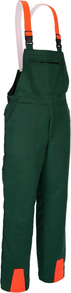 SWS Forst Schnittschutz-Latzhose (Größe 46-60) – Schutzklasse 1 Form A – Verstel