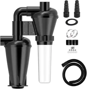 Doppelte Filtration und Zyklon Staubsammler für Holzbearbeitung DIY mit 50mm/2''