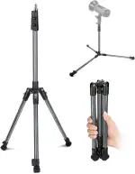 Lichtstativ 200cm/83in, Reversible Lampenstativ Studio Beleuchtung Stativ, Light Stand mit 1/4" S...