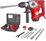 WALTER Bohr- und Meißelhammer 1500 W, optimales und leichtes Arbeiten durch vibrationsgedämpften ...