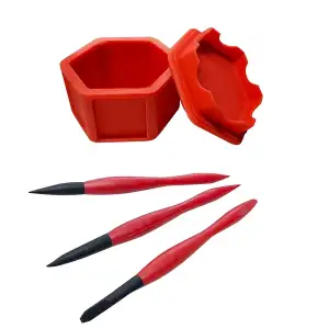 3 Mikrokleber-Pinsel und Glue Pod Set – Hochwertige Holzleimpinsel Mikro-Pinsel 