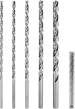 QWORK® 5 Stück Spiralbohrer Set, 200mm HSS Bohrer, Durchmesser 4 mm/5 mm/6 mm/8 mm/10 mm