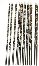 JVJ 9-teilig 200mm Länge 4-10mm HSS Cobalt Bohrer HSS Bohrer Spiralbohrer zum Bohren