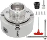 Backenfutter Drechselfutter 100MM 4-Backen Spannfutter selbstzentrierend Drehfutter Drechselspann...
