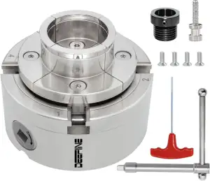 Backenfutter Drechselfutter 100MM 4-Backen Spannfutter selbstzentrierend Drehfut