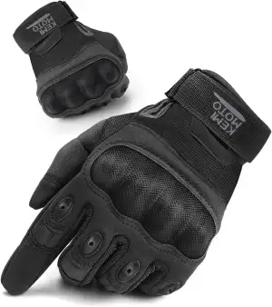 KEMIMOTO Taktische Handschuhe, Arbeitshandschuhe, Militär Einsatzhandschuhe mit 