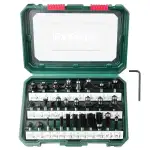 BAIDETS Pro 30tlg. Fräser Set für Holz - Hartmetall Fräsersatz, Zubehör Oberfräsen mit 8mm Schaft.