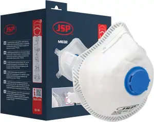 JSP M632 FFP3 Maske mit Ventil (10er Pack) - Staubmaske - Feinstaubmaske - Schut