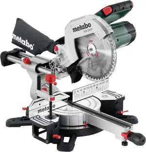 Metabo Kapp- und Gehrungssäge KGS 254 M – 613254000 – Mit Precision Cut Line, 25