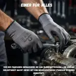 TinyPath Arbeitshandschuhe Herren Damen Ultradünn 18G Montagehandschuhe Mechaniker Handschuhe Wer...