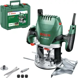Bosch Oberfräse POF 1400 ACE (1.400 Watt, im Koffer)
