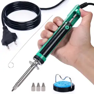 YIHUA 929D-V Elektrisches Vakuum Entlötkolben Lötkolben Sauger Entlötpumpe mit k