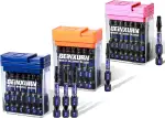 Geinxurn Sicherheit Torx Schlagfeste Schraubendreher Bits Set, 45 Stücke 50mm Magnetisch (TT10/TT...