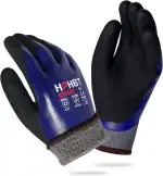 wasserdichte Arbeitshandschuhe Nitrilbeschichtung Handschuhe wasserdichte und Öldichte Gartenhand...