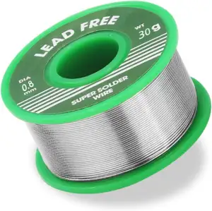 Lötzinn,Solder Wire,0,8mm,50g Lötzinn Bleifrei mit Kolophonium kern,Lötdraht für