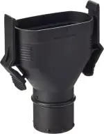 Bosch 1x Staubabsaugadapter (Zubehör für Exzenter-, Schwing- und Multischleifer)